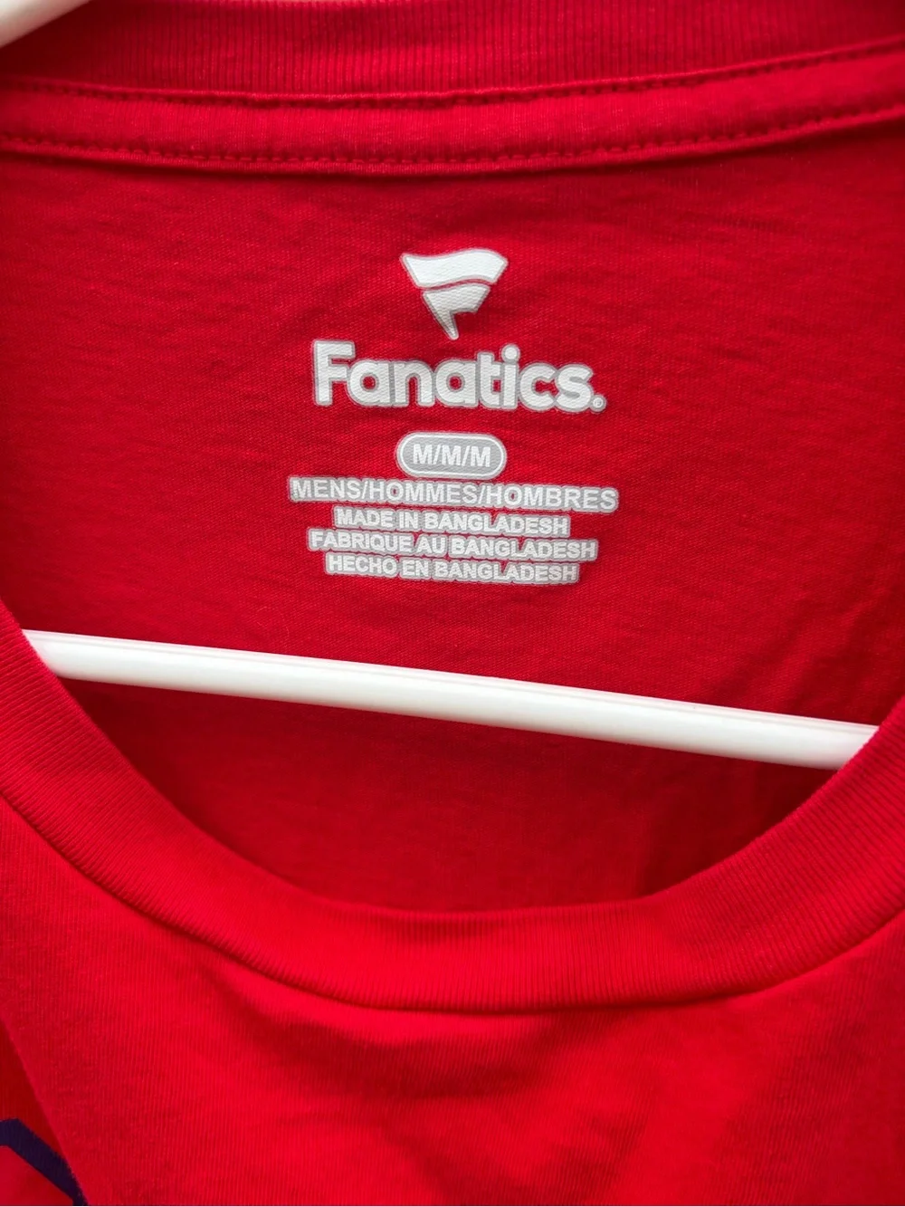 Fanatics Red STL Baseball Tee with Navy Lettering